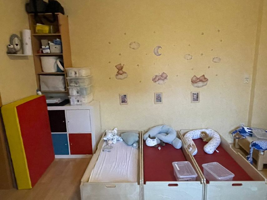 Jedes Kind hat sein eigenes Bett im Frechdachsbau