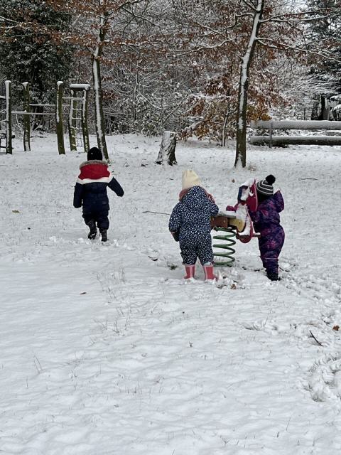 unterwegs im Schnee